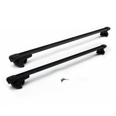 [US Warehouse] 2 PCS Car 48 inch Roof Rack Cross Luggage Box Travel Luggage Holder